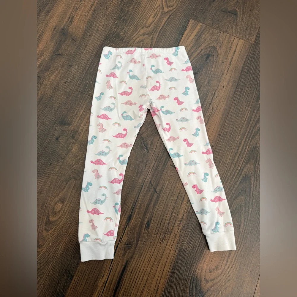 Kissy Kissy Girls Dinosaur Two Piece Pajama Set Pima Cotton Size 4
